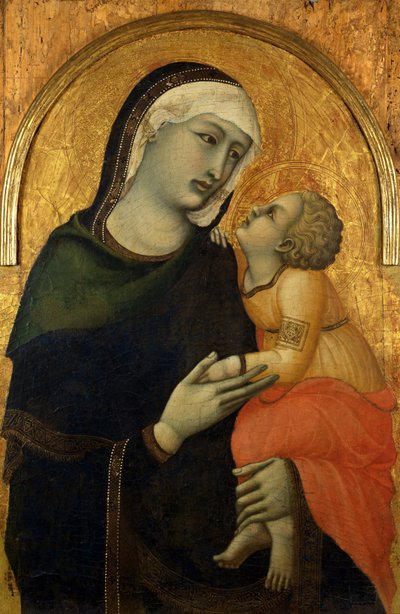 Madonna with Child by Pietro Lorenzetti